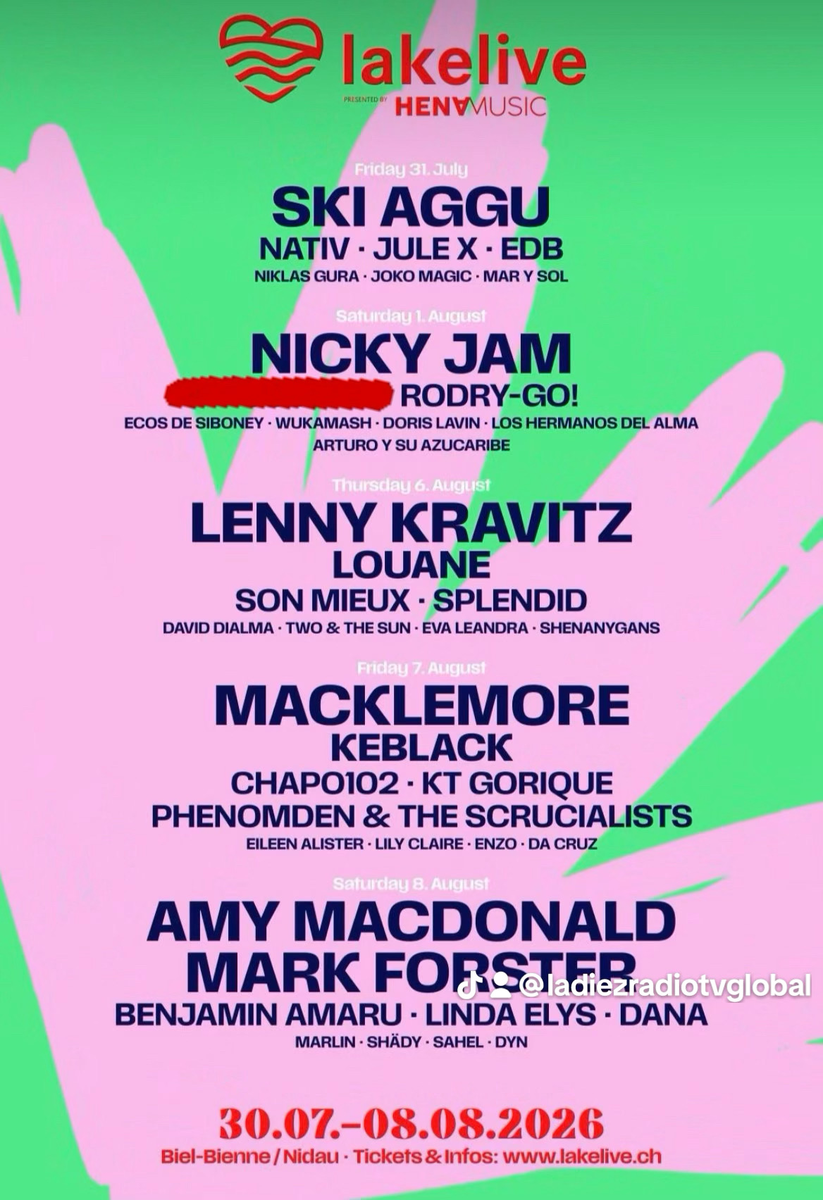 LAKE LIVE FESTIVAL EN SUIZA
