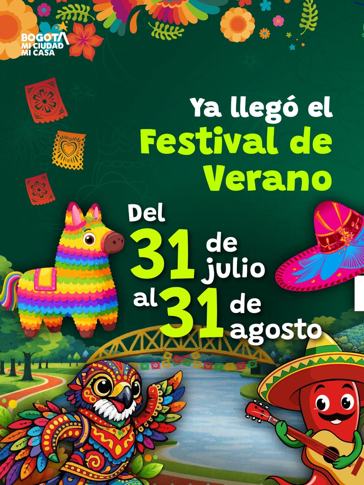 LLEGA EL FESTIVAL DE VERANO DE BOGOTÁ!